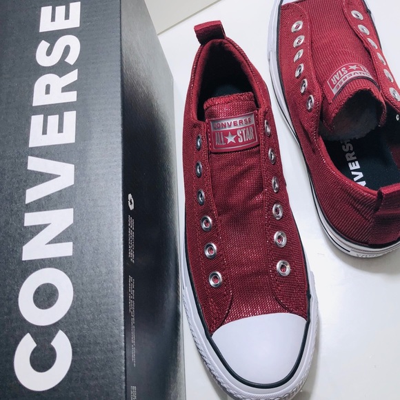 Converse Final Frontier Brick Red Platform Slip - Picture 7 of 8